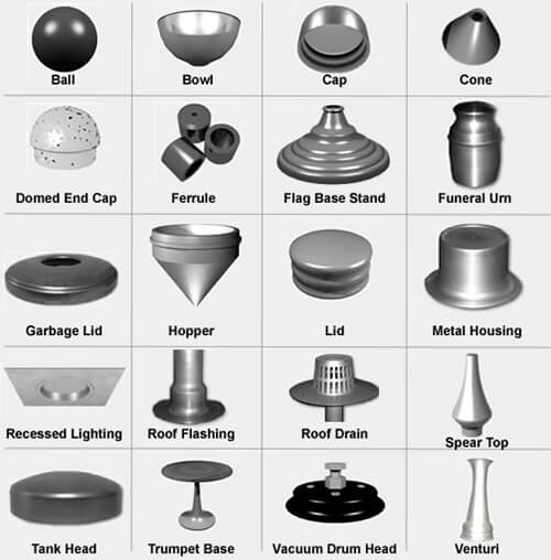 Metal Spinning Products and Applications