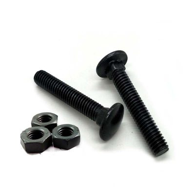 black oxide carriage bolts