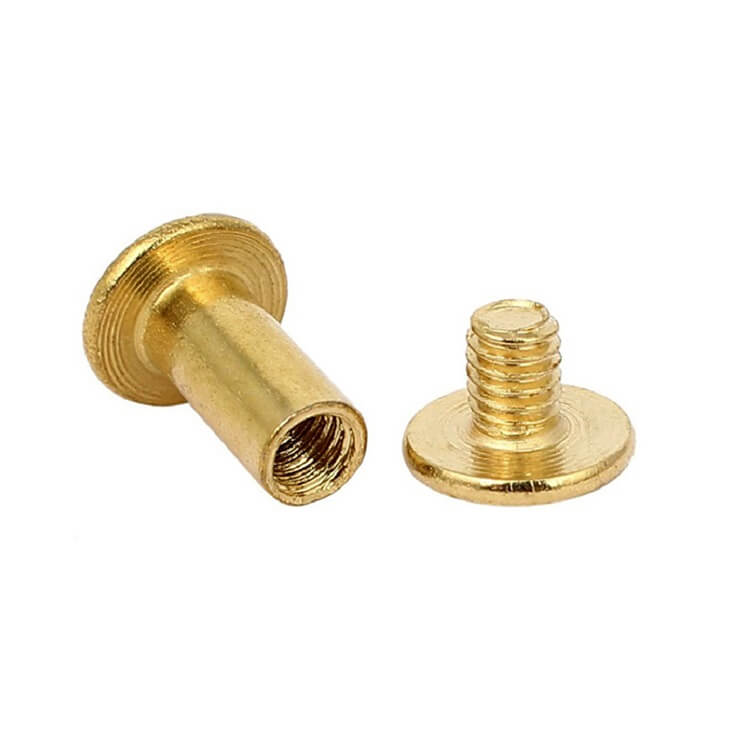 brass chicago screws