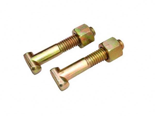 brass t bolts